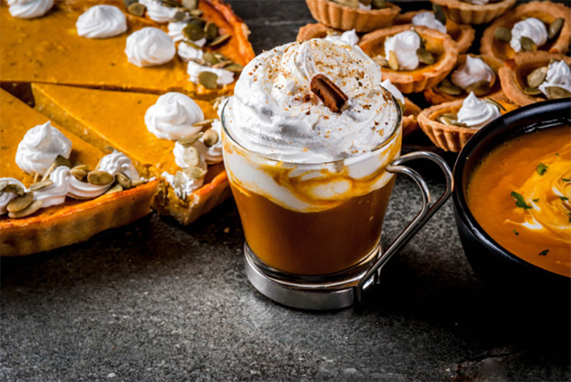 Sütőtökös latte